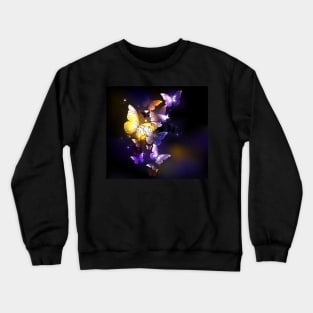 Fabulous Purple Butterflies Crewneck Sweatshirt